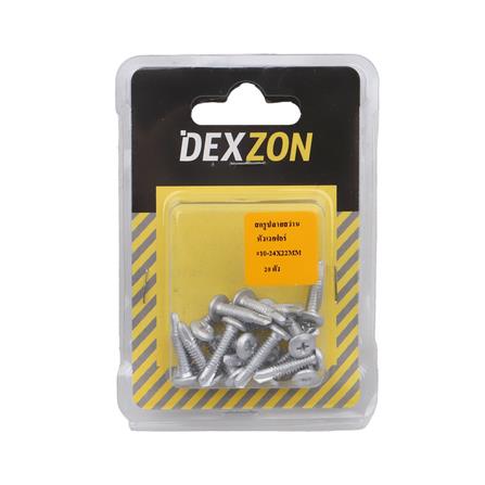 สกรูปลายสว่านหัวเวเฟอร์ DEXZON 4.8X22 มม. 20 ชิ้น_1