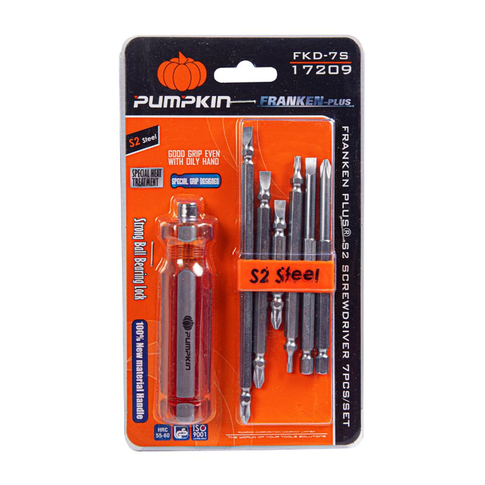 ไขควงชุด PUMPKIN FRANKEN 7 ชิ้น/ชุด