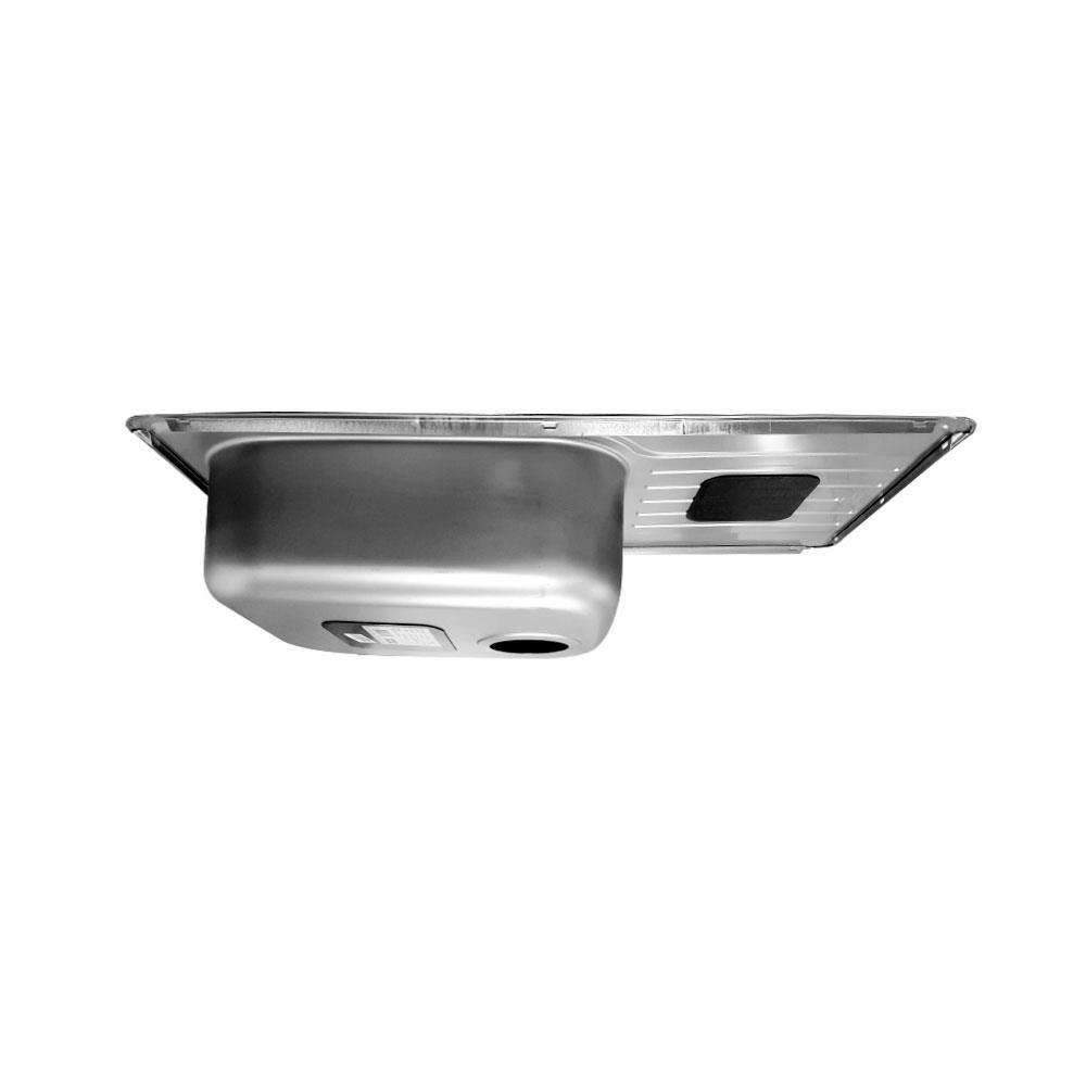 ซิงค์ฝัง 1หลุม 1ที่พัก FRANKE LNX 611 REV สีเงิน