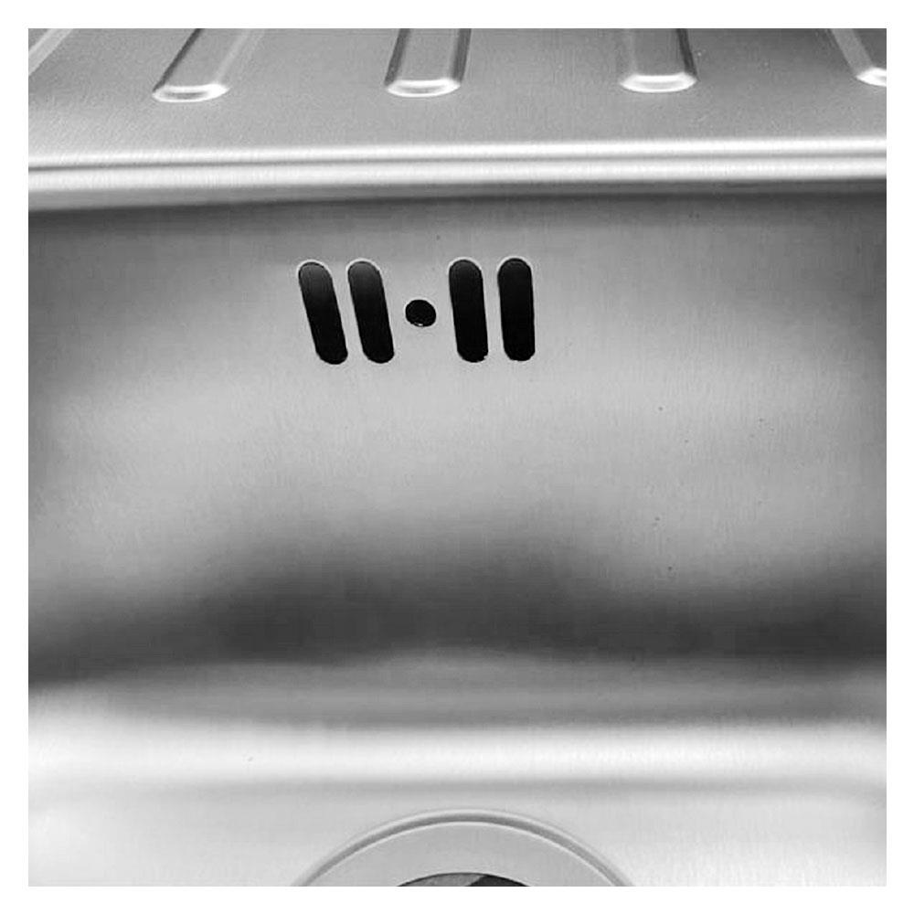 ซิงค์ฝัง 1หลุม 1ที่พัก FRANKE LNX 611 REV สีเงิน