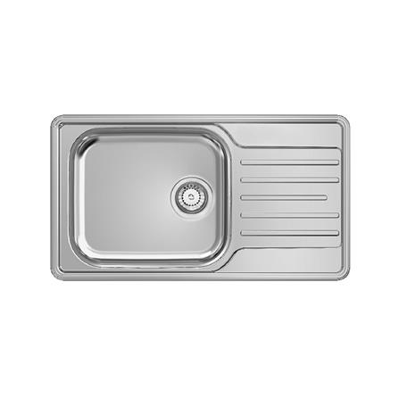 ซิงค์ฝัง 1หลุม 1ที่พัก FRANKE LNX 611 REV สีเงิน_0