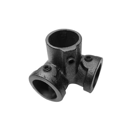 ข้อต่อสามทางฉาก แบบสวมล็อก BIH BIHLF34-003LB 3/4 นิ้ว สีดำ