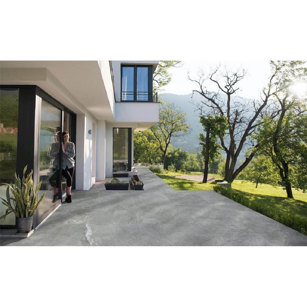 กระเบื้องพื้นพอร์ซเลน 60x60 ซม. COTTO บรีโอ กริจิโอ (HYG) PM 1.44M2