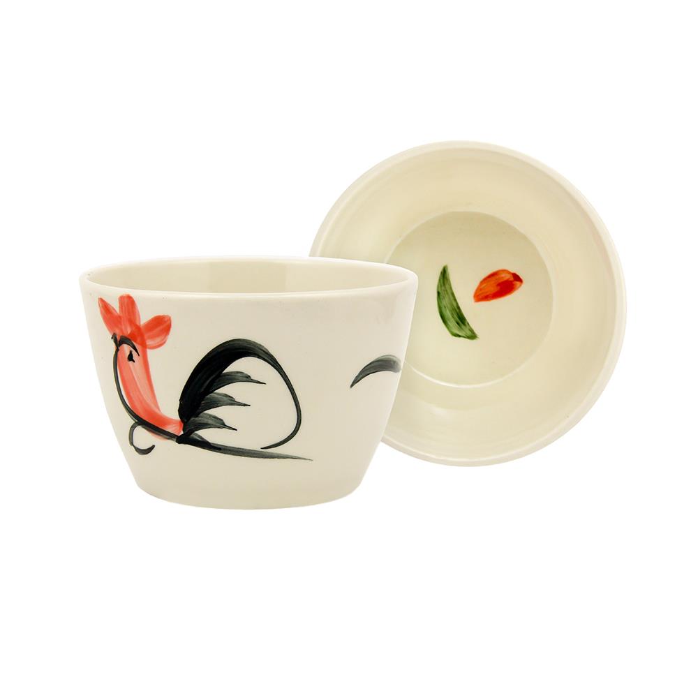 โถตุ๋นเซรามิก COLOR KIT ตราไก่ 4.5 นิ้ว