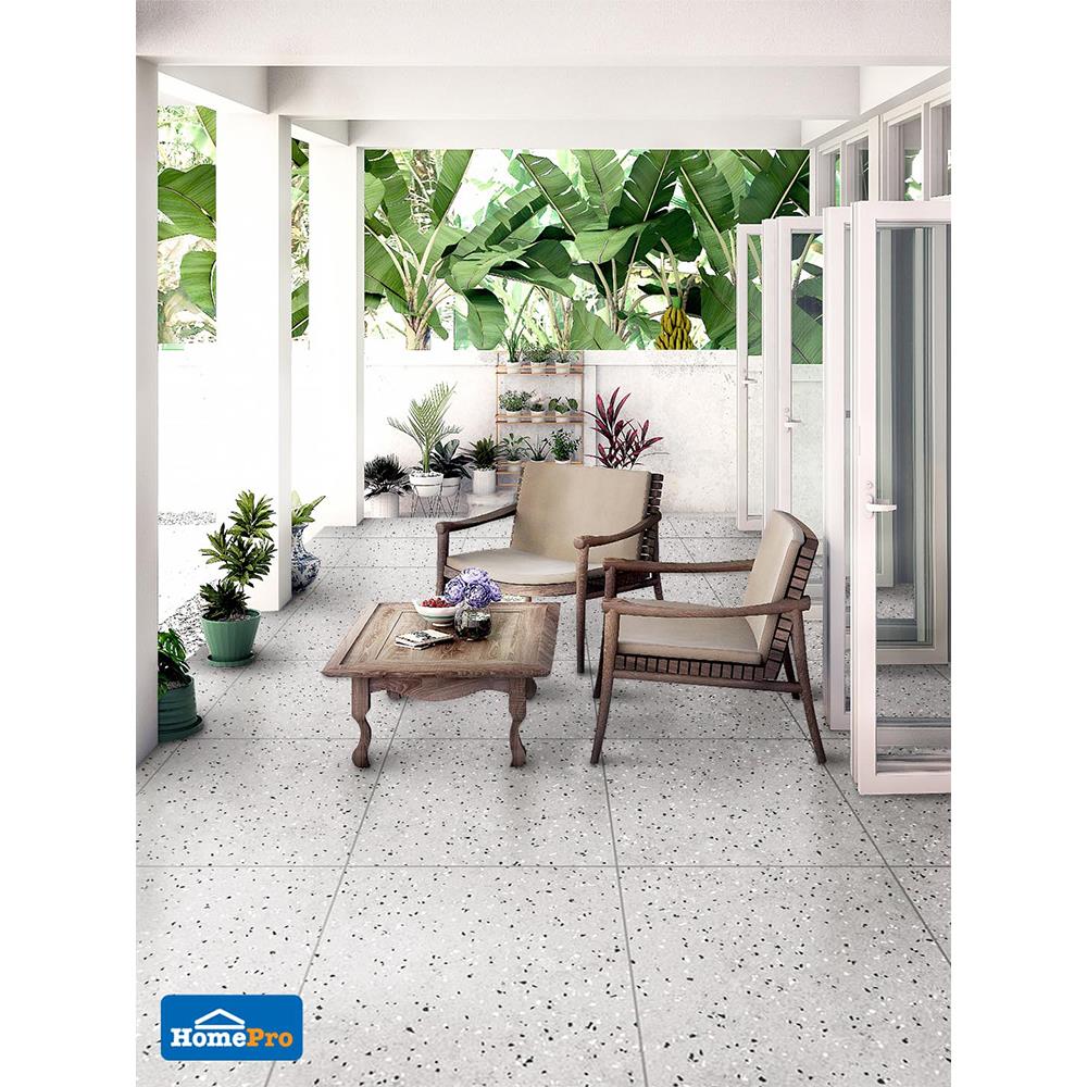 กระเบื้องพื้นพอร์ซเลน 60x60 ซม. COTTO แอสโตร กริจิโอ (HYG)PM 1.44M2