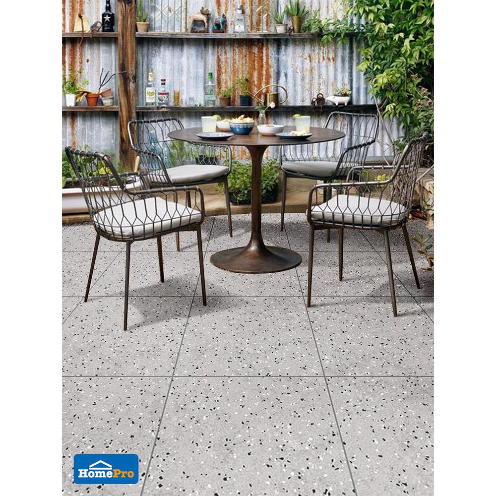 กระเบื้องพื้นพอร์ซเลน 60x60 ซม. COTTO แอสโตร กริจิโอ (HYG)PM 1.44M2