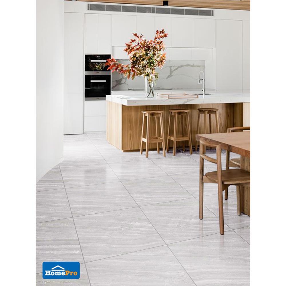 กระเบื้องพื้น 60x60 ซม. COTTO ซิลกี้เวย์ ขาว (HYG) PM 1.44M2