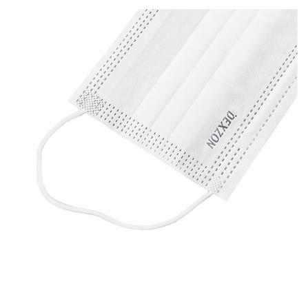 หน้ากากอนามัยการแพทย์ DEXZON สีขาว 10 ชิ้น_1