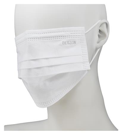 หน้ากากอนามัยการแพทย์ DEXZON สีขาว 10 ชิ้น_3