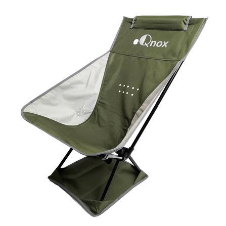 เก้าอี้สนาม EQNOX MOON CHAIR XL สีเขียว/เทา_0