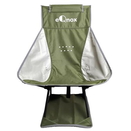 เก้าอี้สนาม EQNOX MOON CHAIR XL สีเขียว/เทา_1