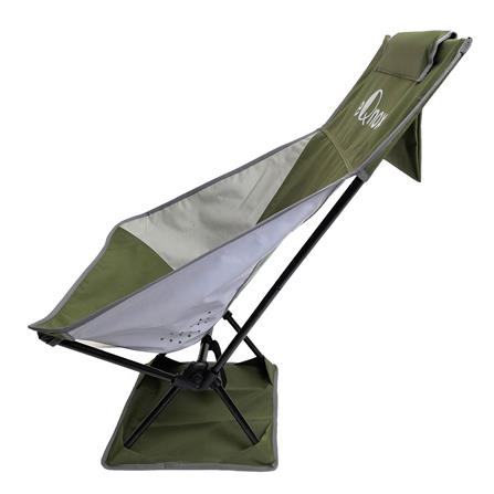 เก้าอี้สนาม EQNOX MOON CHAIR XL สีเขียว/เทา_3