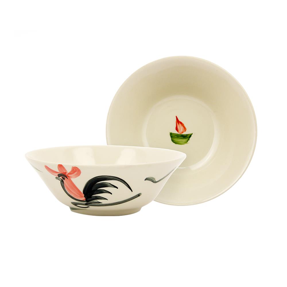 ชามเซรามิก COLOR KIT ตราไก่ 6 นิ้ว