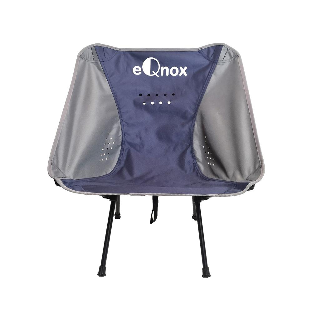 เก้าอี้สนาม EQNOX MOON CHAIR สีน้ำเงิน/เทา