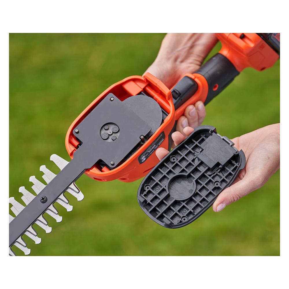 เครื่องตัดแต่งพุ่มไม้ไร้สาย (พร้อมแบตเตอรี่) BLACK&DECKER BCSS20D1-B1 20 โวลต์