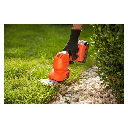 เครื่องตัดแต่งพุ่มไม้ไร้สาย (พร้อมแบตเตอรี่) BLACK&DECKER BCSS20D1-B1 20 โวลต์_1