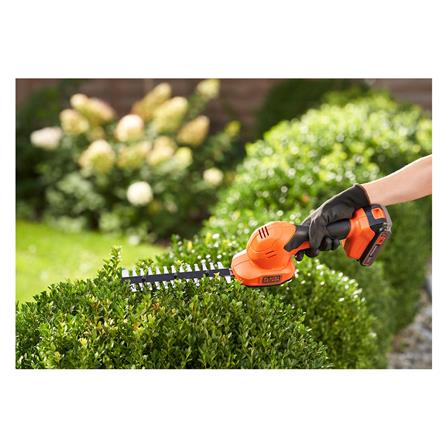 เครื่องตัดแต่งพุ่มไม้ไร้สาย (พร้อมแบตเตอรี่) BLACK&DECKER BCSS20D1-B1 20 โวลต์_2