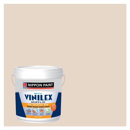 สีน้ำทาภายนอก NIPPON PAINT VINILEX ACRYLIC NPN1859P สี WISPY BITS ด้าน 2.5 แกลลอน_0