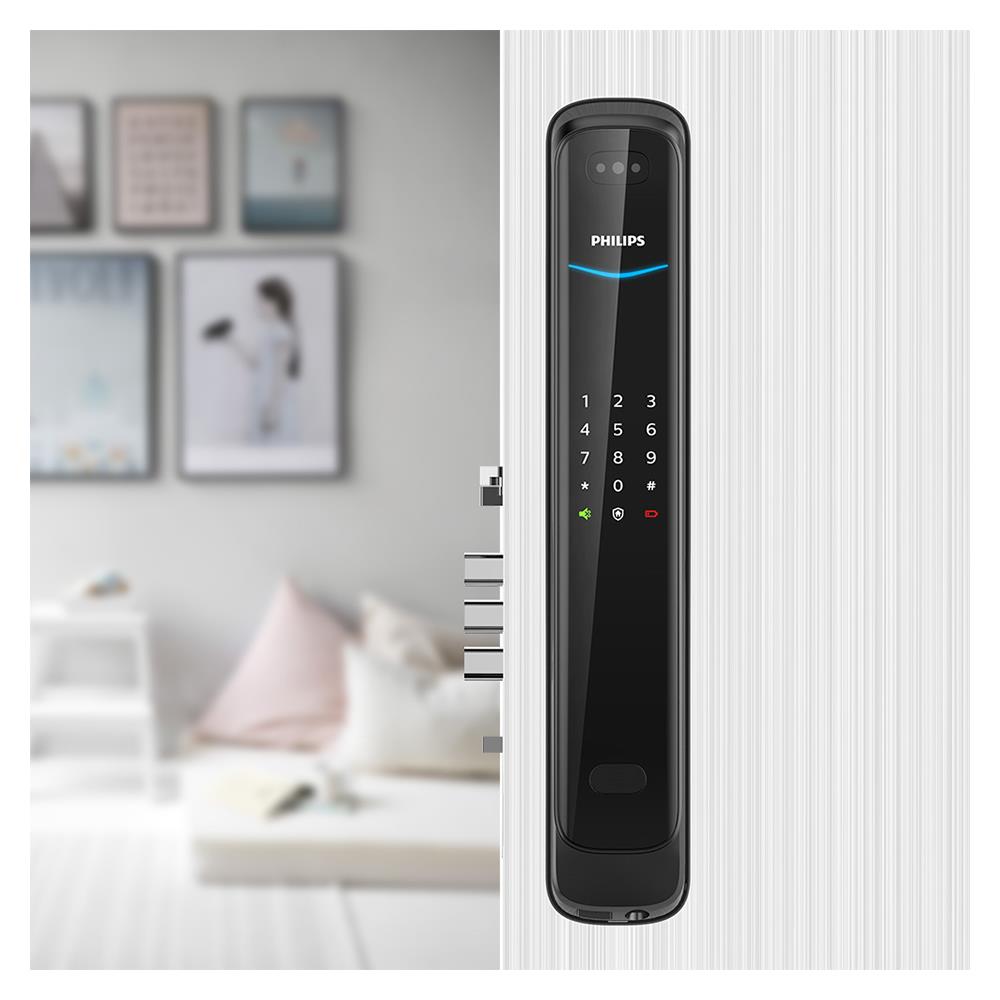 กลอนดิจิตอล PHILIPS 702 FACE ID สีดำ