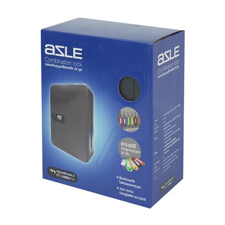 กล่องกุญแจ รหัส 20 ดอก AZLE TS0087G สีดำ_5