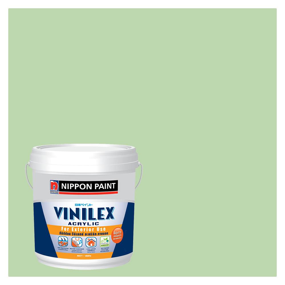 สีน้ำทาภายนอก NIPPON PAINT VINILEX ACRYLIC #NPBGG1783P สี LITTLE LITTLE ด้าน 2.5 แกลลอน
