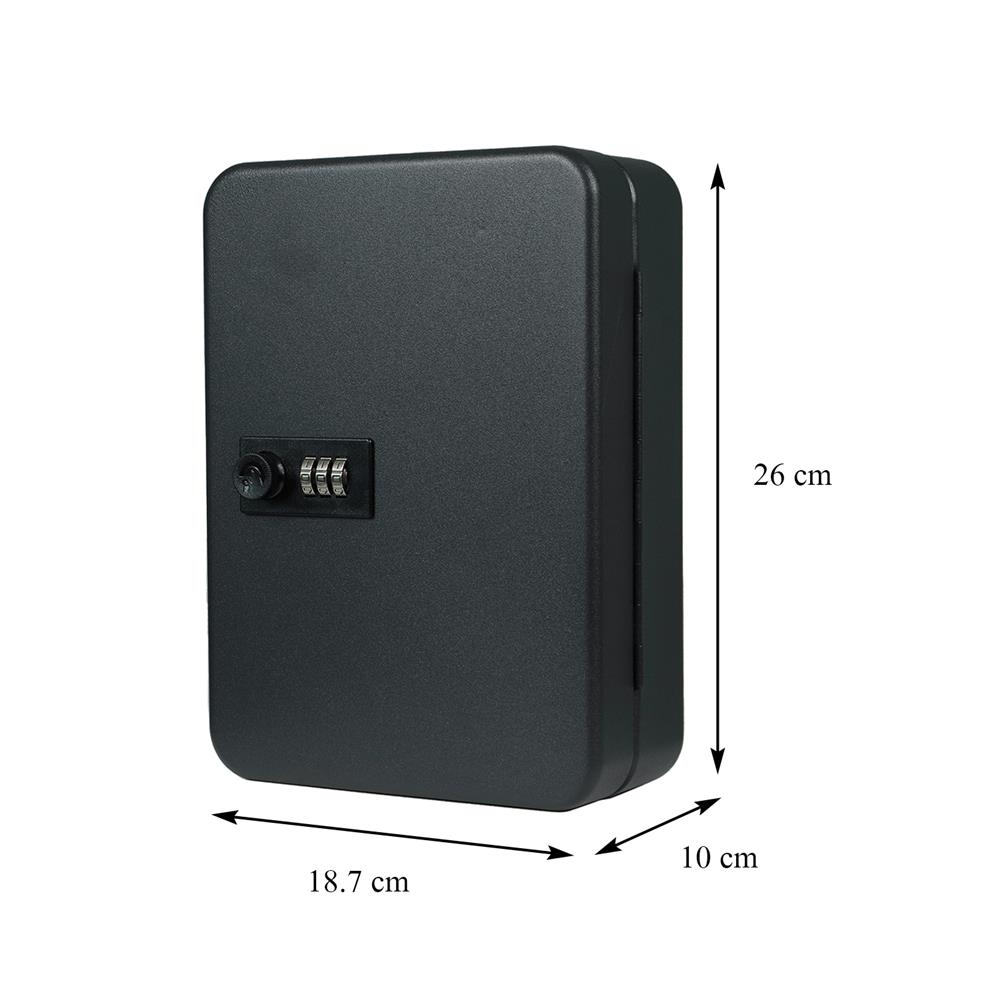 กล่องกุญแจ รหัส 24 ดอก AZLE TS0077G สีดำ