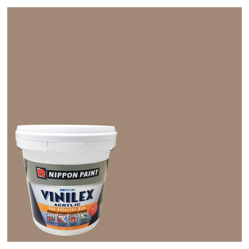 สีน้ำทาภายนอก NIPPON PAINT VINILEX ACRYLIC NPN1861T สี HANDPAINTED ด้าน 2.5 แกลลอน