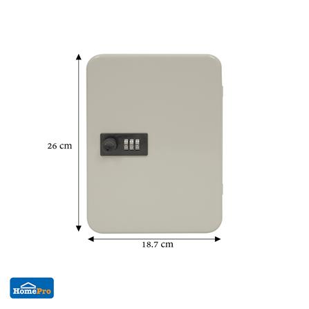 กล่องกุญแจ รหัส 24 ดอก AZLE TS0077G สีครีม_6