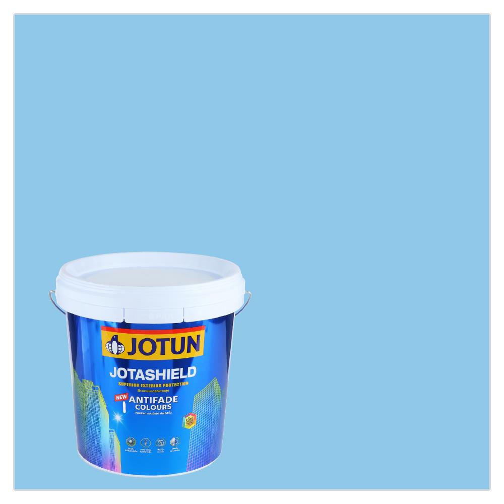 สีน้ำทาภายนอก ชนิดกึ่งเงา JOTUN JOTASHIELD ANTIFADE COLOURS 4445 สี ARCTIC BLUE 2.5 แกลลอน