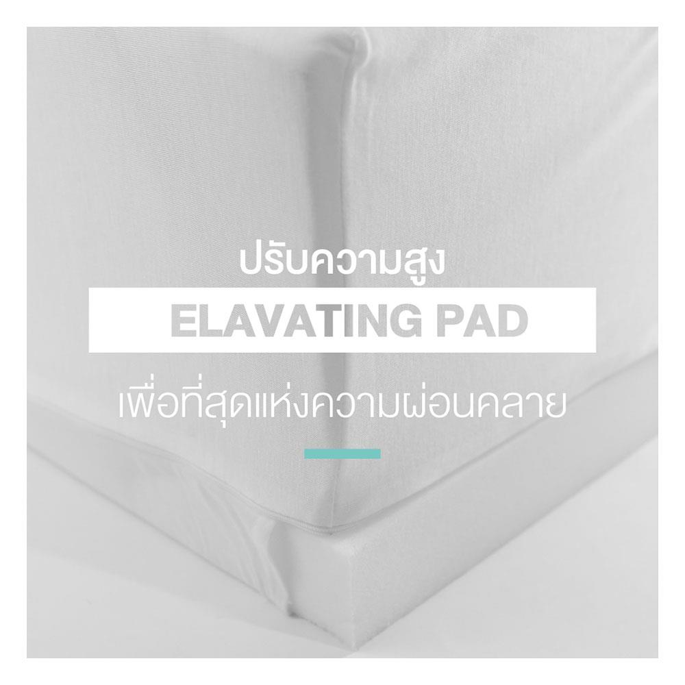 หมอนสุขภาพ เมมโมรี่โฟม FROLINA THERAPEUTIC WEDGE 70x89.3x20 ซม. สีเทา