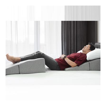 หมอนสุขภาพ เมมโมรี่โฟม FROLINA THERAPEUTIC WEDGE 70x89.3x20 ซม. สีเทา_14