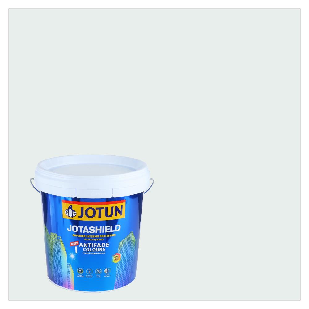 สีน้ำทาภายนอก JOTUN JOTASHIELD ANTIFADE COLOURS 5001 สี SNOW-WHITE กึ่งเงา 2.5 แกลลอน