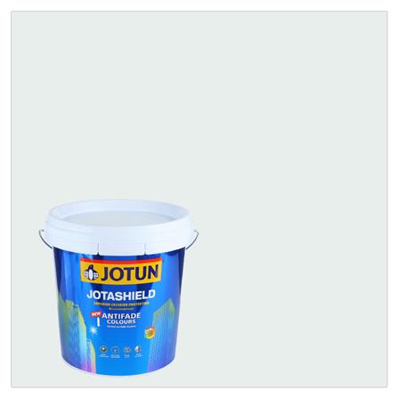 สีน้ำทาภายนอก JOTUN JOTASHIELD ANTIFADE COLOURS 5001 สี SNOW-WHITE กึ่งเงา 2.5 แกลลอน_0