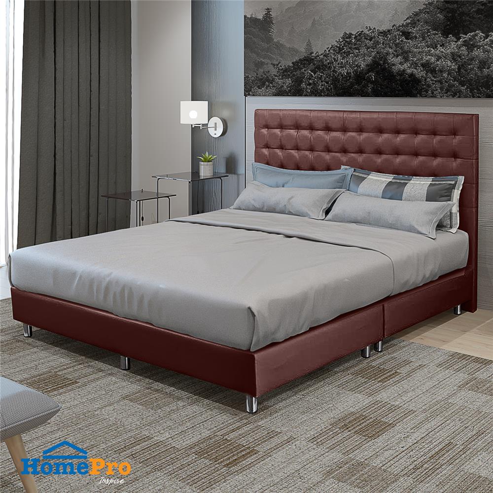 ฐานรองหัวเตียง 5 ฟุต HOME LIVING STYLE BERLIN สีน้ำตาลอ่อน