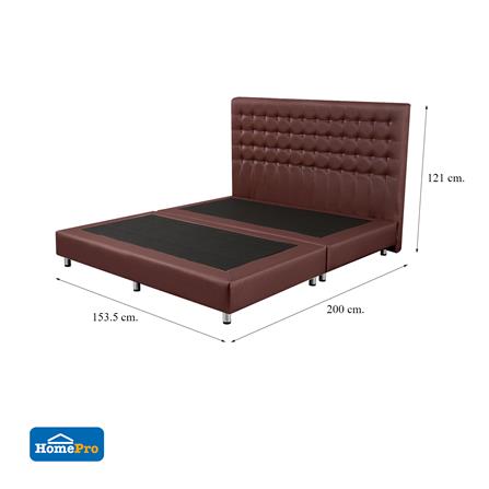 ฐานรองหัวเตียง 5 ฟุต HOME LIVING STYLE BERLIN สีน้ำตาลอ่อน_6