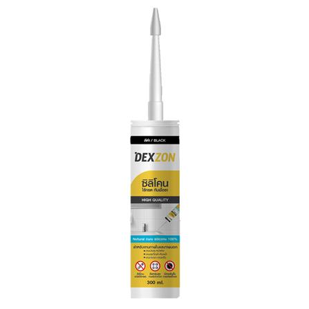 ซิลิโคนไร้กรดกันเชื้อรา DEXZON 300 มล. สีดำ
