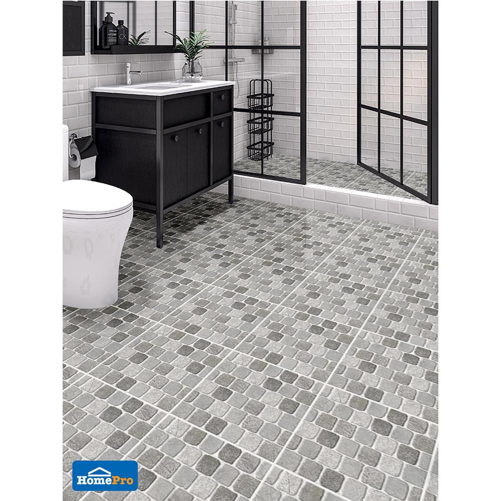 กระเบื้องพื้นพอร์ซเลน 30x30 ซม. COTTO คาวาร่า เทา PM