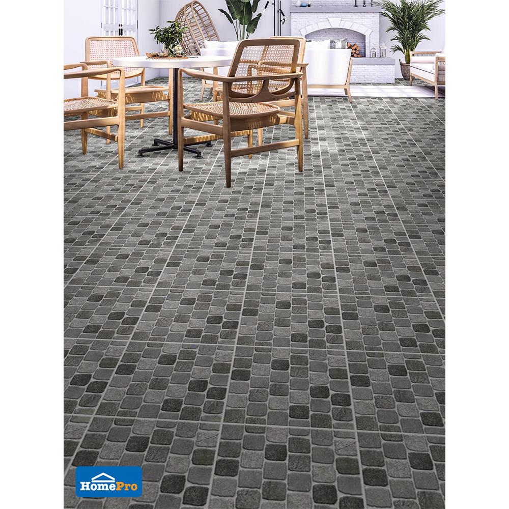 กระเบื้องพื้นพอร์ซเลน 30x30 ซม. COTTO คาวาร่า เทา PM