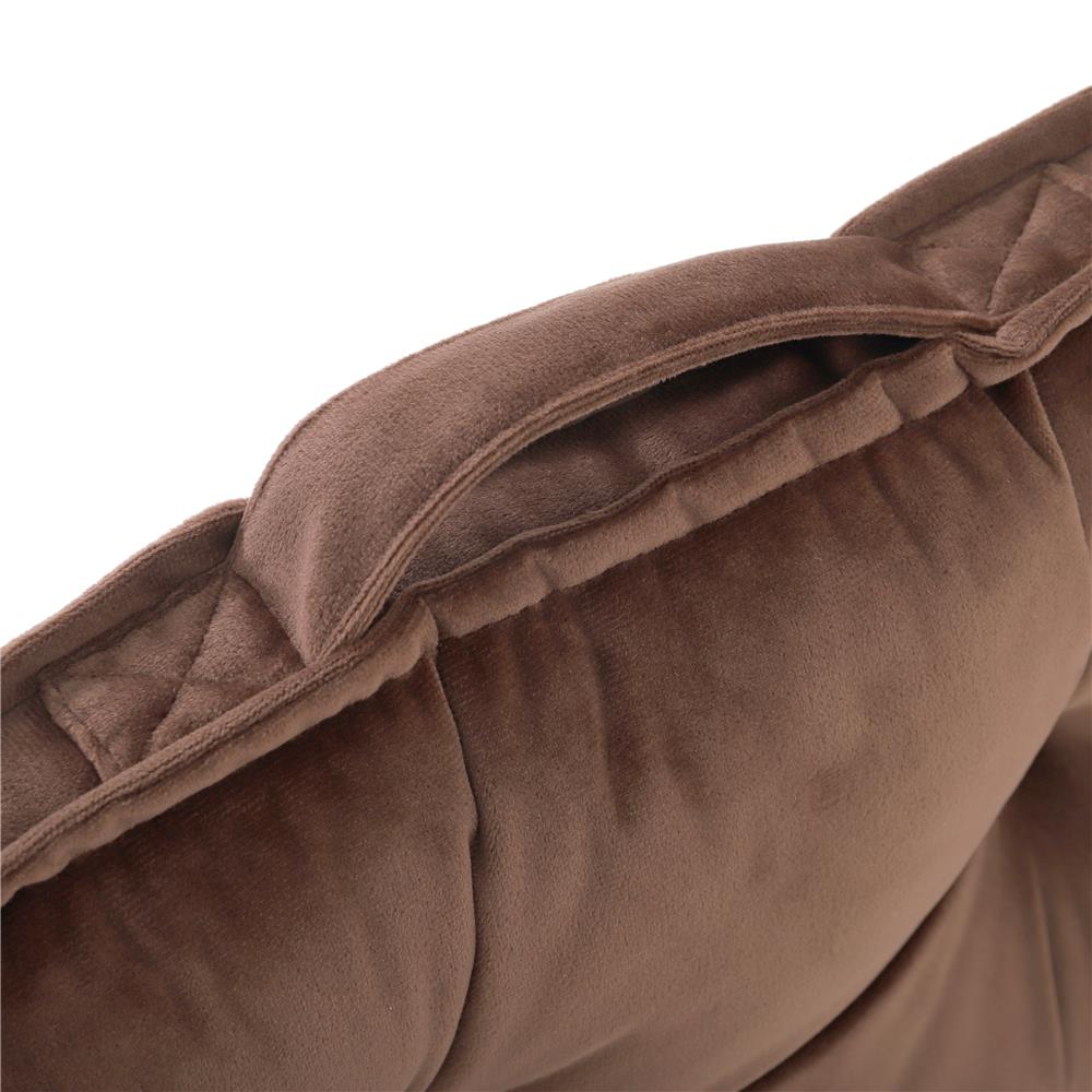 เบาะรองนั่ง HOME LIVING STYLE FUR 17x17 นิ้ว สีน้ำตาล