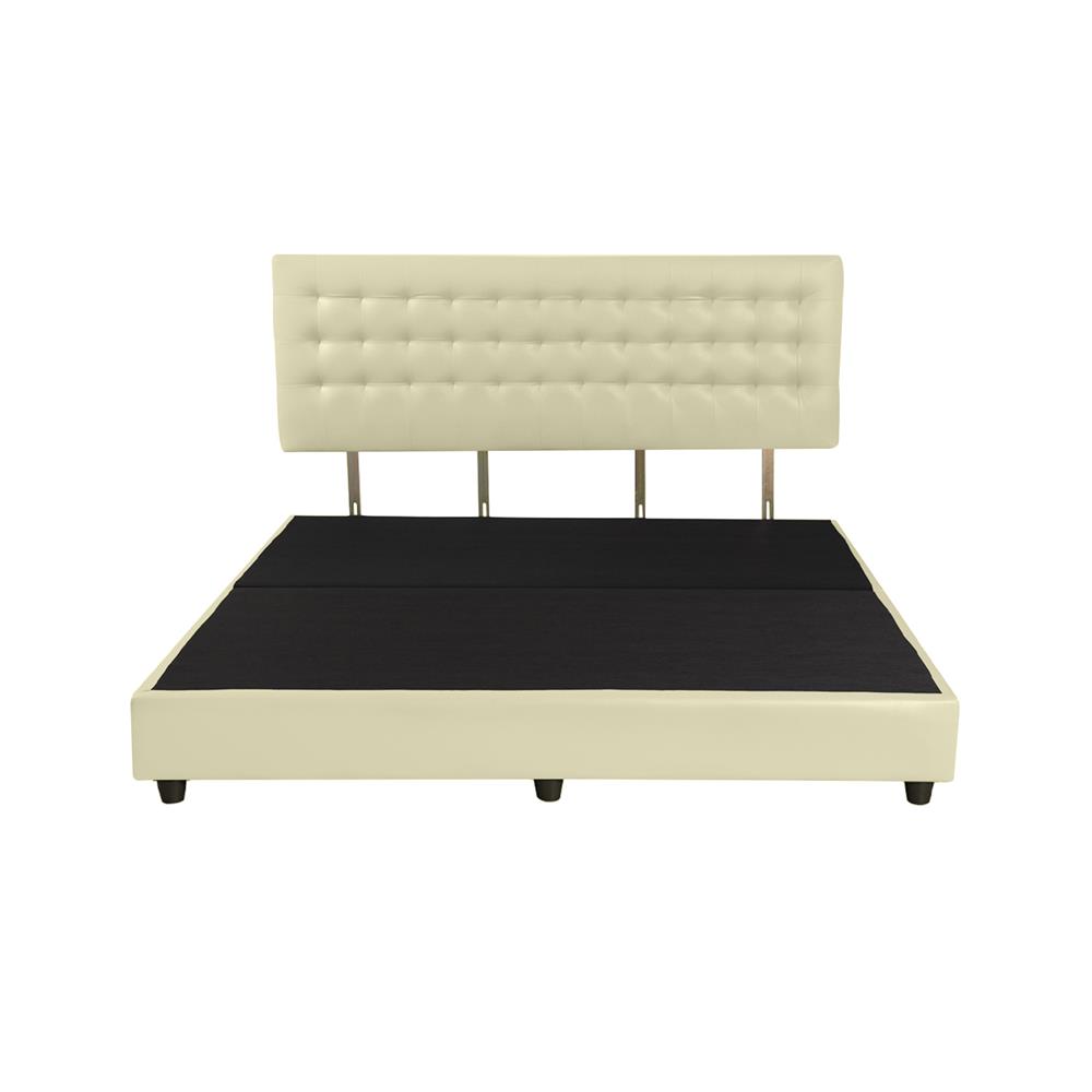 ฐานรองหัวเตียง 6 ฟุต HOME LIVING STYLE MUNICH สีครีม