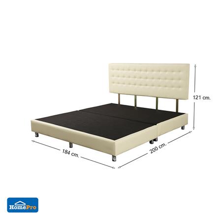 ฐานรองหัวเตียง 6 ฟุต HOME LIVING STYLE MUNICH สีครีม_7