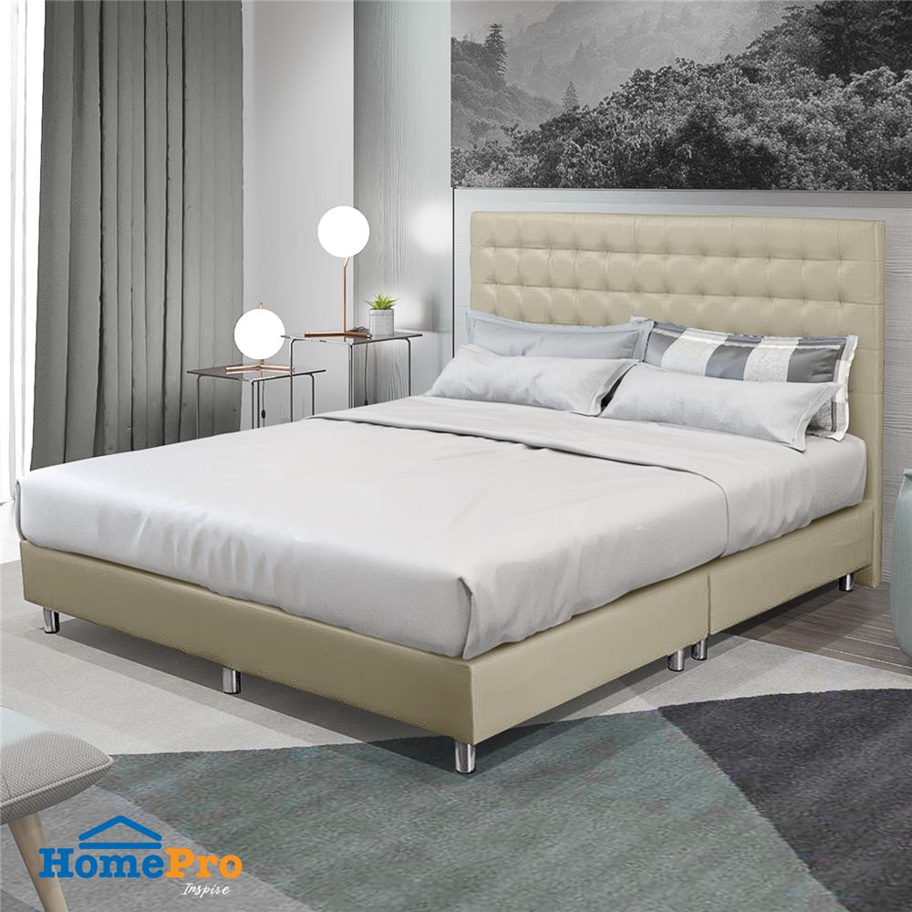 ฐานรองหัวเตียง 6 ฟุต HOME LIVING STYLE BERLIN สีครีม