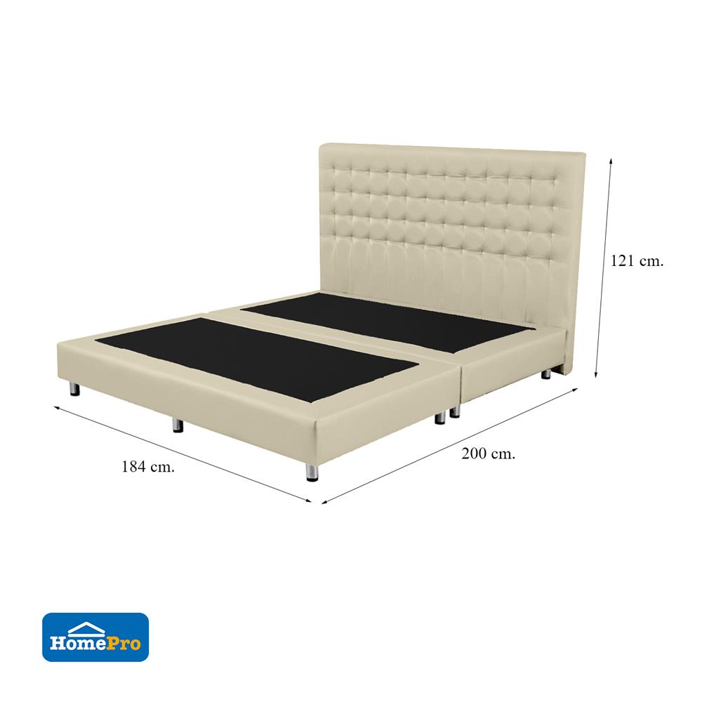 ฐานรองหัวเตียง 6 ฟุต HOME LIVING STYLE BERLIN สีครีม