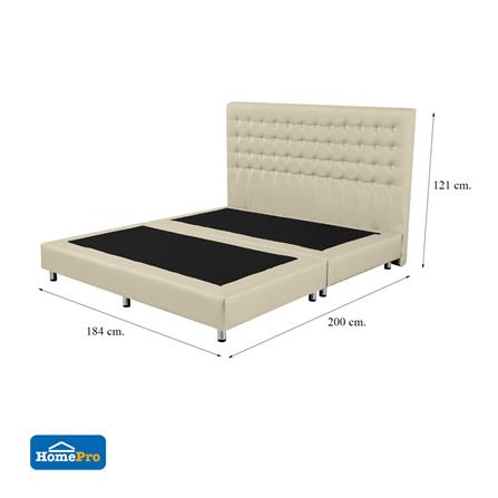 ฐานรองหัวเตียง 6 ฟุต HOME LIVING STYLE BERLIN สีครีม_6