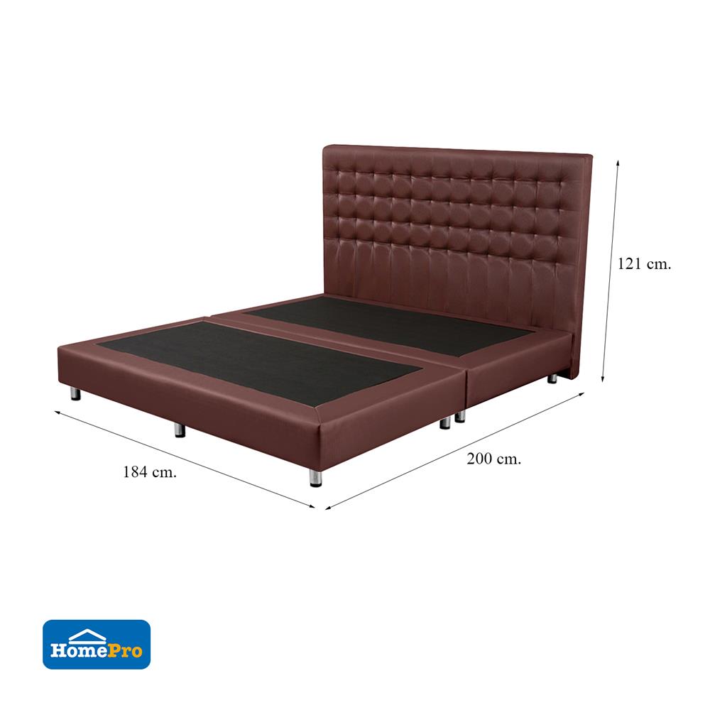 ฐานรองหัวเตียง 6 ฟุต HOME LIVING STYLE BERLIN สีน้ำตาลอ่อน