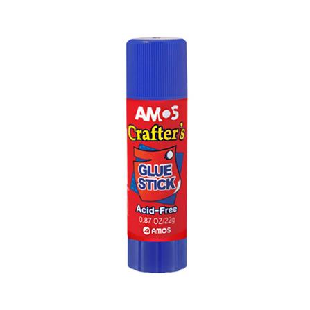 กาวแท่งติดกระดาษ AMOS 22 กรัม สีน้ำเงิน_0
