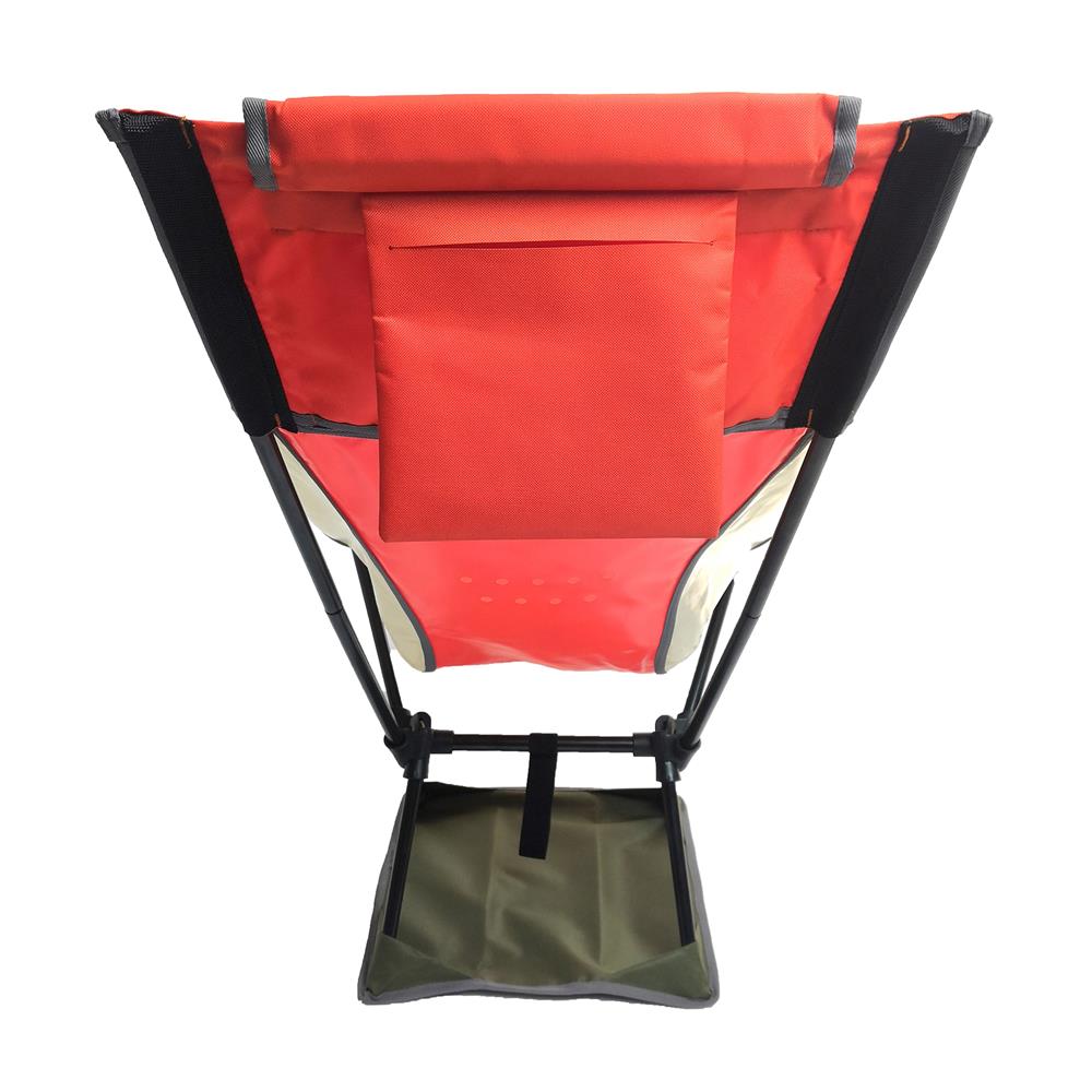 เก้าอี้สนาม EQNOX MOON CHAIR XL สีส้ม/เทา