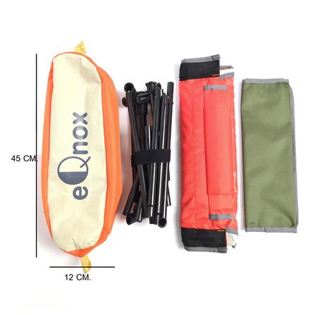 เก้าอี้สนาม EQNOX MOON CHAIR XL สีส้ม/เทา_7