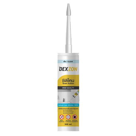 ซิลิโคนไร้กรดกันเชื้อรา DEXZON 300 มล. สีใส