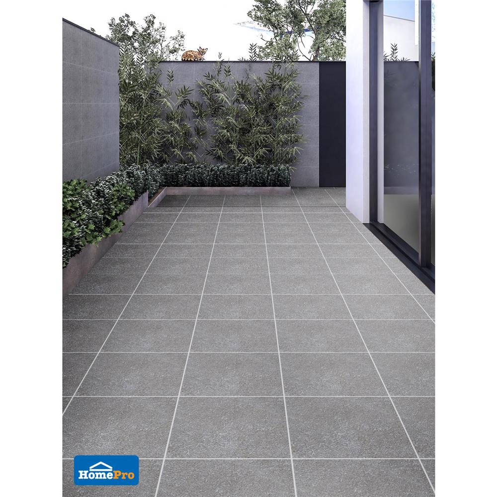 กระเบื้องพื้นพอร์ซเลน 30x30 ซม. COTTO คอลโล่ เทาเข้ม (HYG) PM